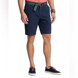 🆕 Polo Ralph Lauren Men's Stretch Classic-Fit 9" Chino Short.  Ink Blue -40W